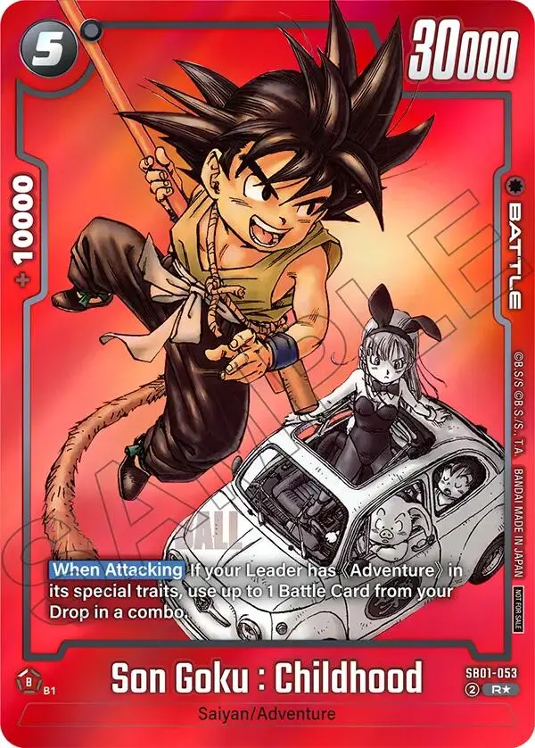 Son Goku : Childhood (Sb01-053) (Limited Pack Manga Version 01) [Tournament And Championship Promos] 1