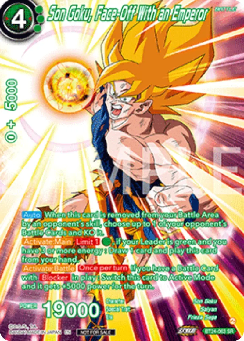 Son Goku, Face-Off With An Emperor (Premium Alt-Art Set 2025 Vol.2) (Bt24-063) [Promotion Cards] 1