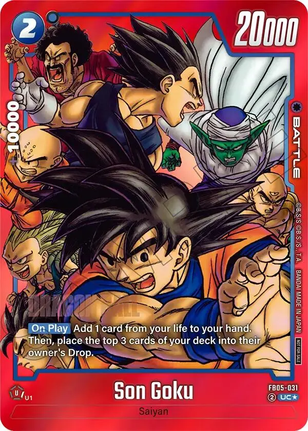 Son Goku (Fb05-031) (Limited Pack Manga Version 01) [Tournament And Championship Promos] 1