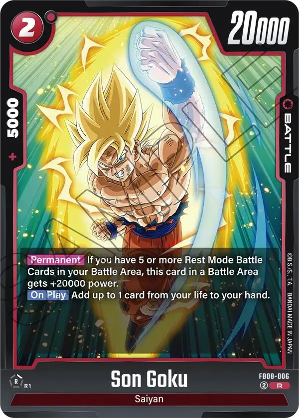 Son Goku (Fb08-006) [Saiyan's Pride] 1