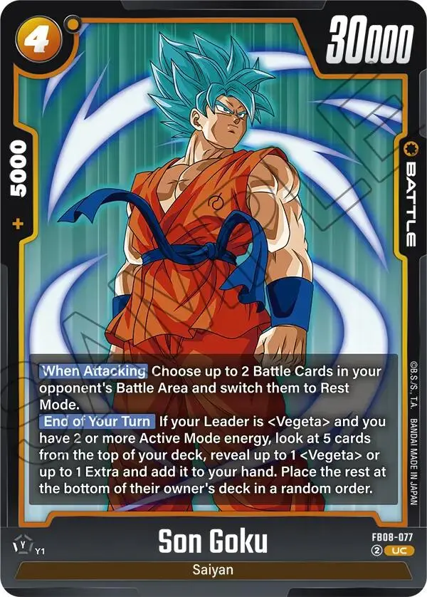 Son Goku (Fb08-077) [Saiyan's Pride] 1