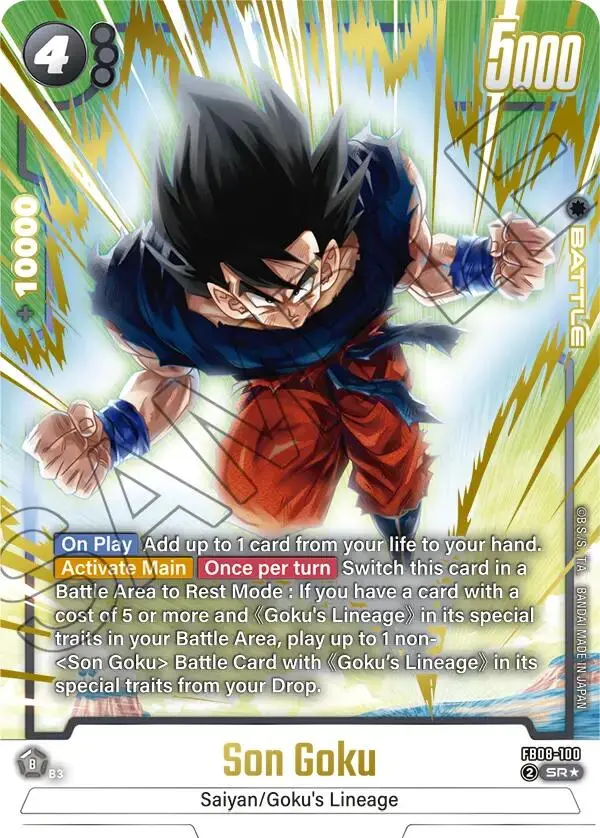 Son Goku (Fb08-100) (Alternate Art) [Saiyan's Pride] 1