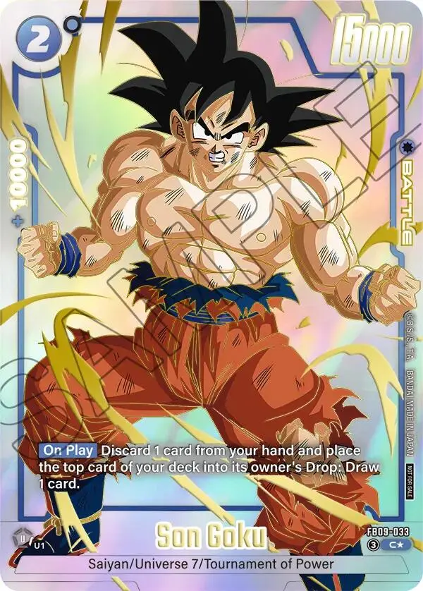Son Goku (Fb09-033) (Limited Pack 26-27 Wave1) [Fusion World Tournament Cards] 1