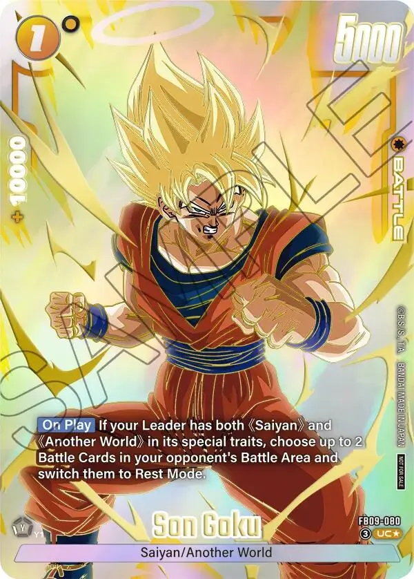Son Goku (Fb09-080) (Limited Pack 26-27 Wave1) [Fusion World Tournament Cards] 1