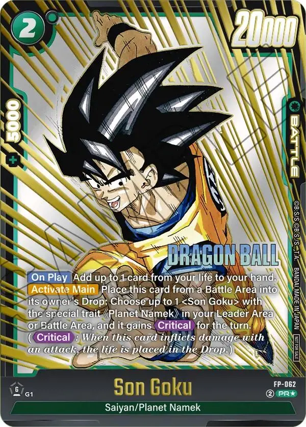 Son Goku (Fp-062) (Release Event Winner) [Fusion World Promotion Cards] 1