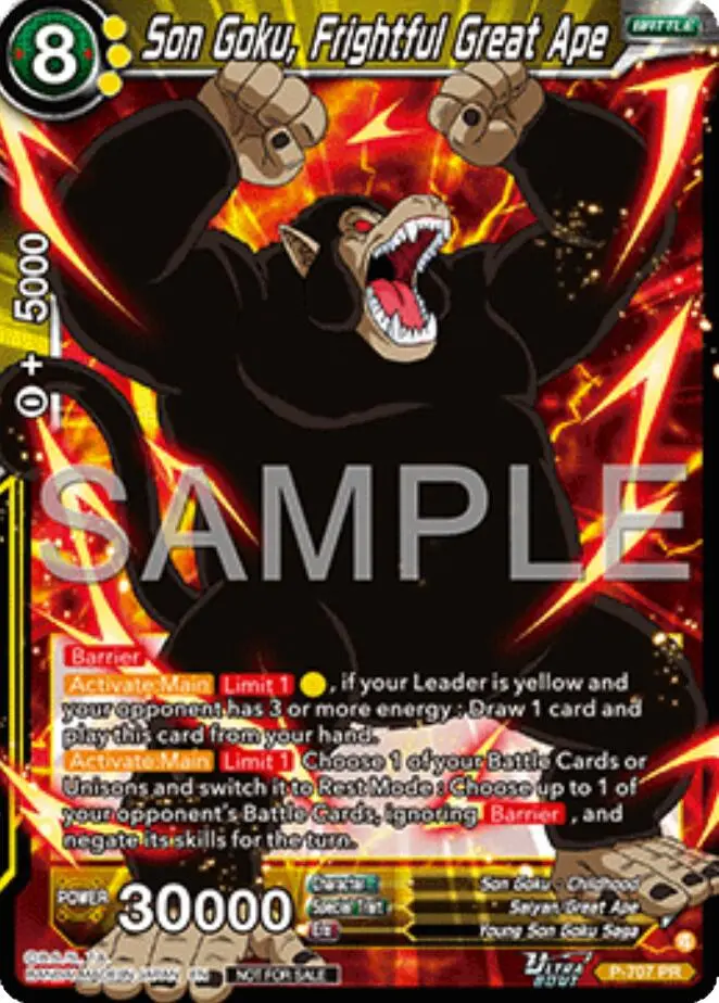 Son Goku, Frightful Great Ape (Ultra-Bout Series Tournament Pack Vol.13) (P-707) [Tournament Promotion Cards] 1