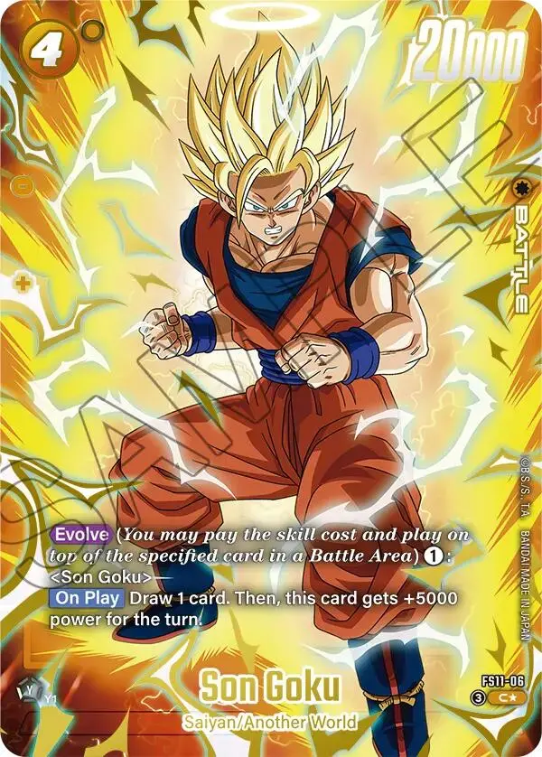 Son Goku (Fs11-06) (Gold) [Starter Deck Ex: The Phase Of Evolution] 1