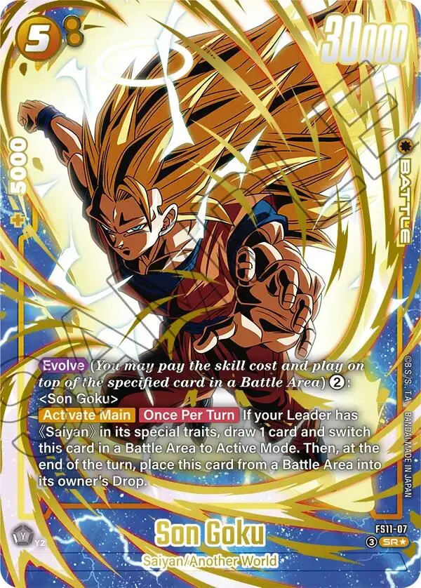 Son Goku (Fs11-07) (Gold) [Starter Deck Ex: The Phase Of Evolution] 1