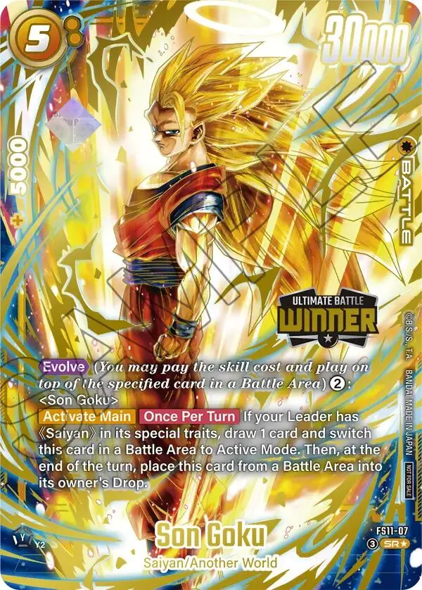 Son Goku (Fs11-07) (Ultimate Battle 2026 Vol.1 Winner) [Fusion World Tournament Cards] 1