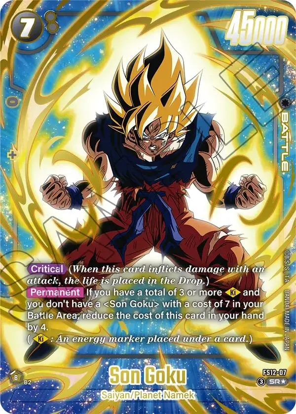Son Goku (Fs12-07) (Gold) [Starter Deck Ex: The Beat Of Ki] 1
