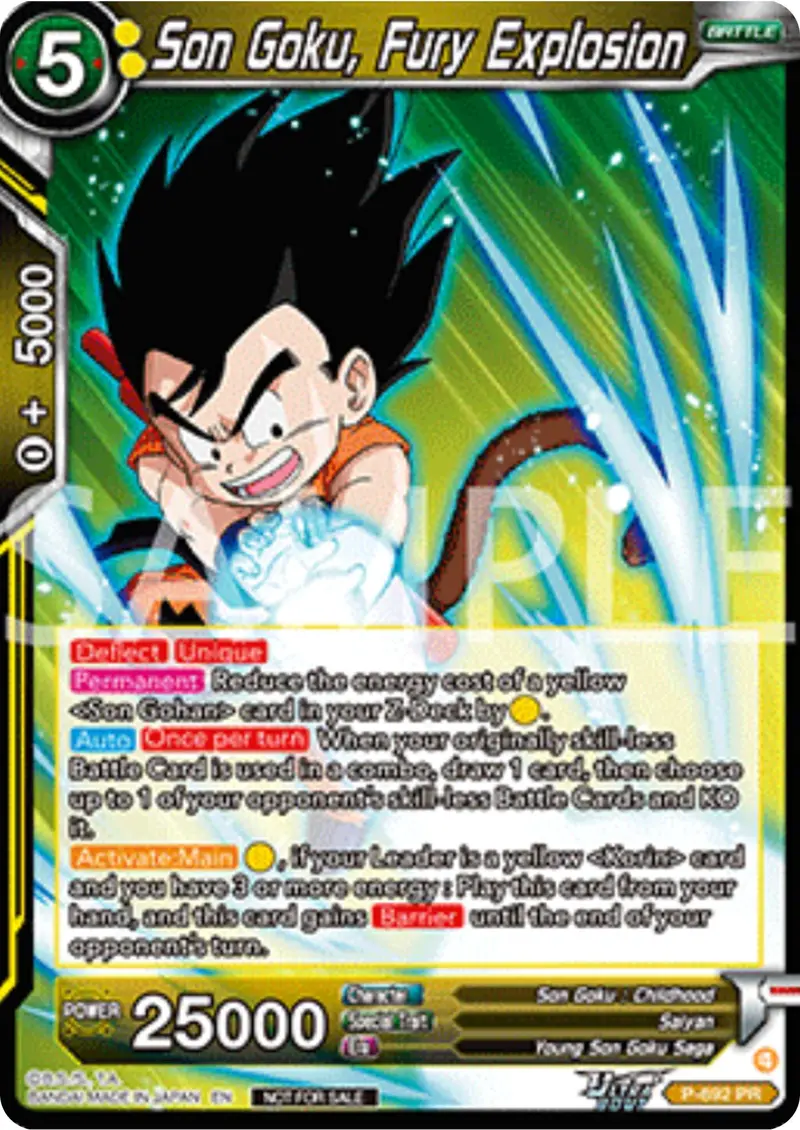 Son Goku, Fury Explosion (Deluxe Pack 2025 Vol.2) (P-692) [Promotion Cards] 1
