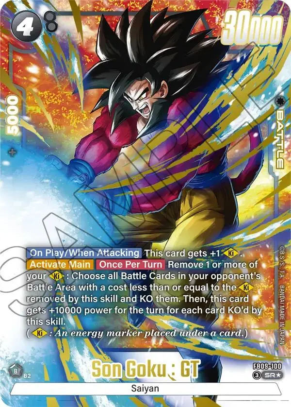 Son Goku : Gt (Fb09-100) (Alternate Art) [Dual Evolution] 1