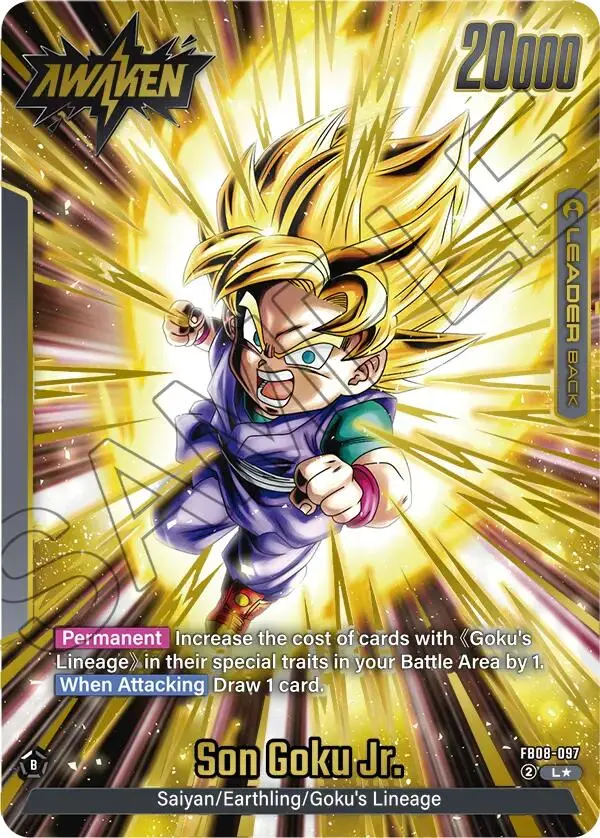 Son Goku Jr. (Fb08-097) (Alternate Art) [Saiyan's Pride] 1