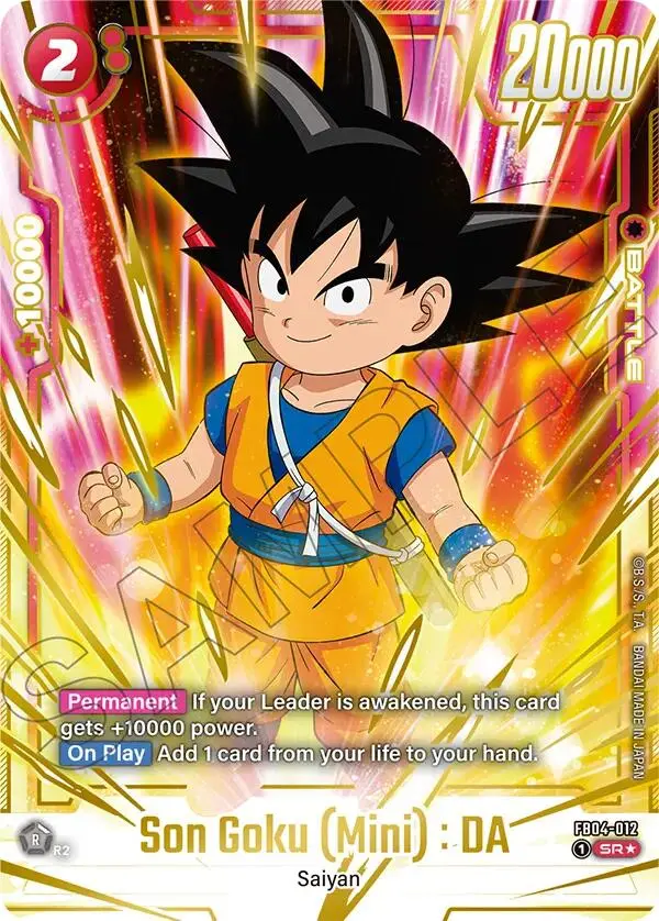 Son Goku (Mini) : Da - Fb04-012 (Gold) [Fusion World Promotion Cards] 1