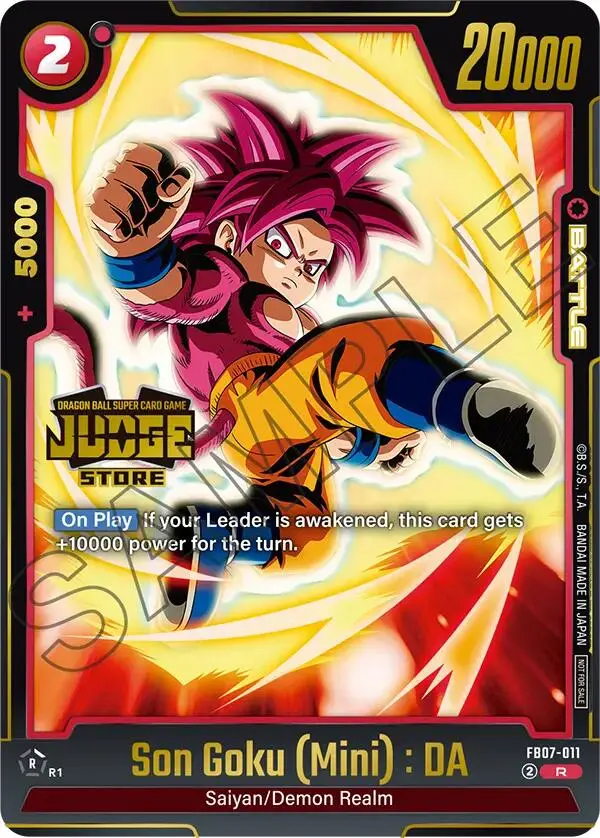 Son Goku (Mini) : Da (Judge Pack (Store Judge) 05) [Fusion World Tournament Cards] 1