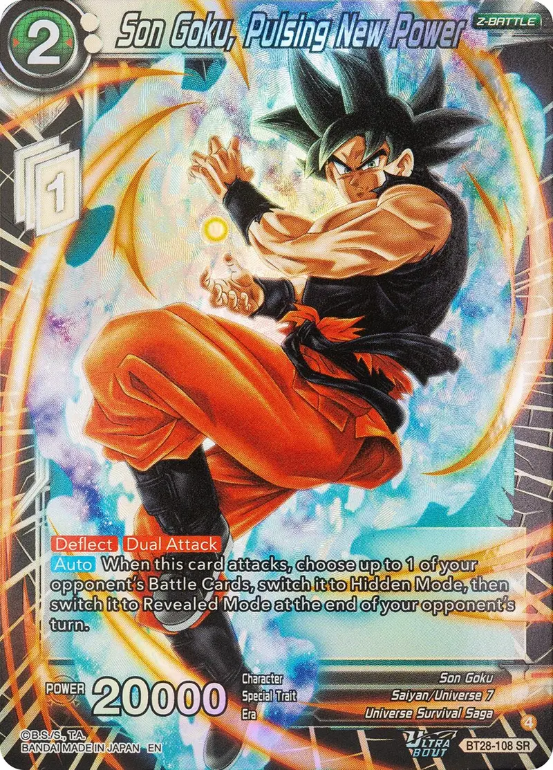 Son Goku, Pulsing New Power (Bt28-108) [Prismatic Clash] 1