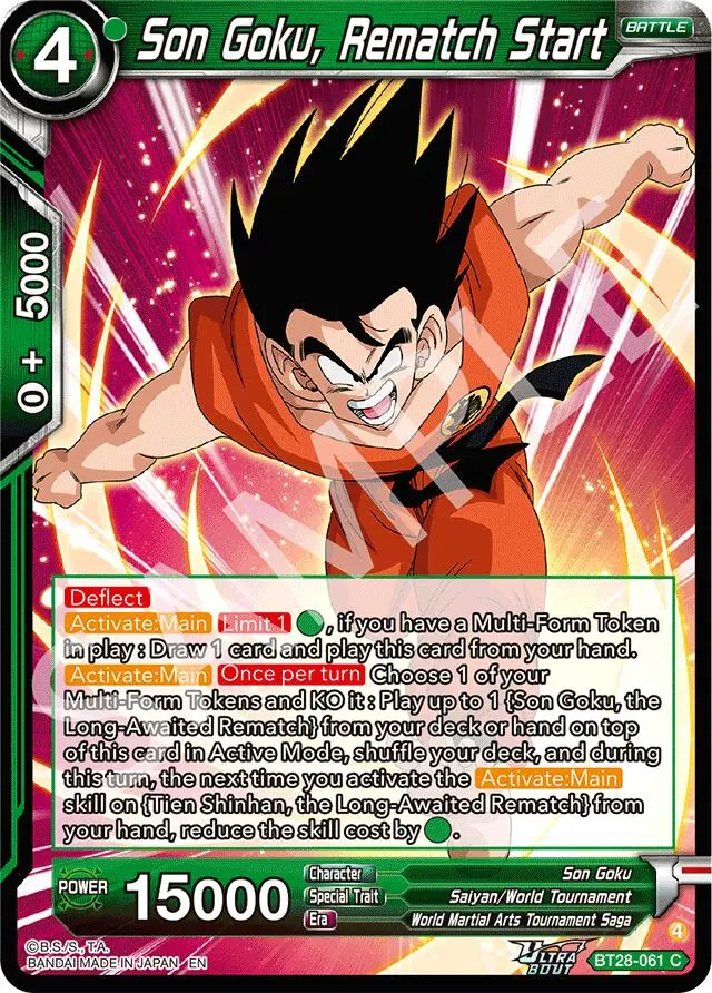 Son Goku, Rematch Start (Bt28-061) [Prismatic Clash] 1