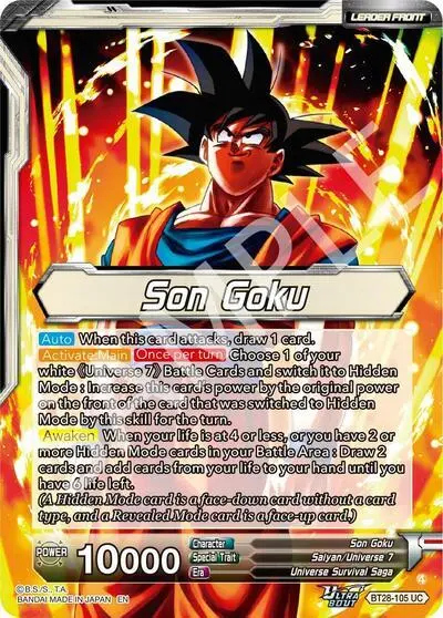 Son Goku // Ssg Son Goku, Crimson Power (Slr) (Bt28-105) [Prismatic Clash] 1