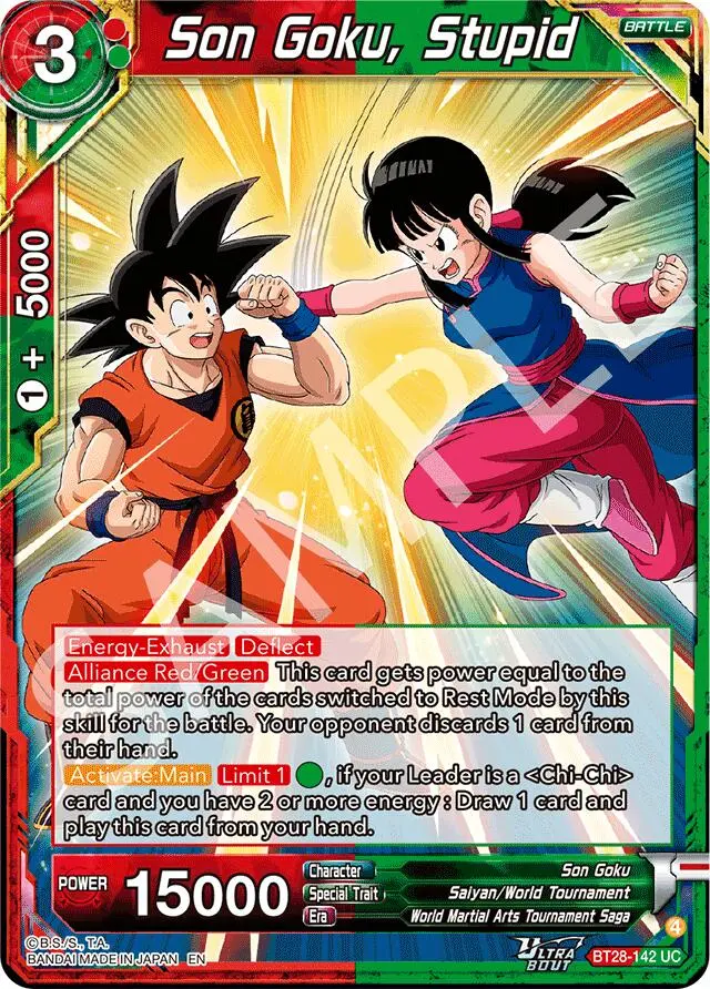 Son Goku, Stupid (Bt28-142) [Prismatic Clash] 1