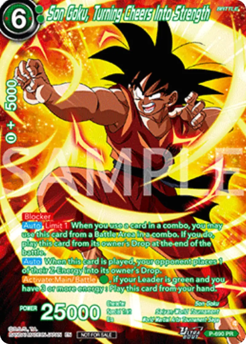 Son Goku, Turning Cheers Into Strength (Alternate Art) (Deluxe Pack 2025 Vol.2) (P-690) [Promotion Cards] 1