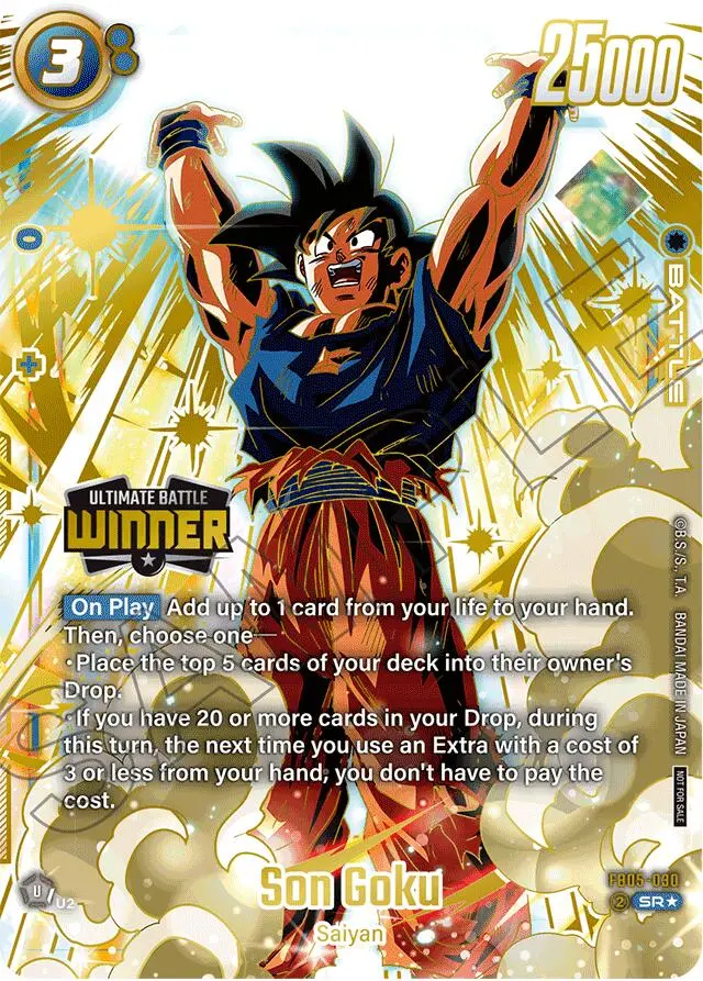 Son Goku (Ultimate Battle 2025 Vol.2 Winner) [Fusion World Tournament Cards] 1