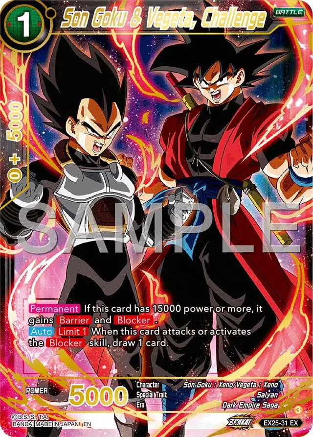 Son Goku & Vegeta, Challenge (Ex25-31) [Premium Anniversary Box 2025] 1
