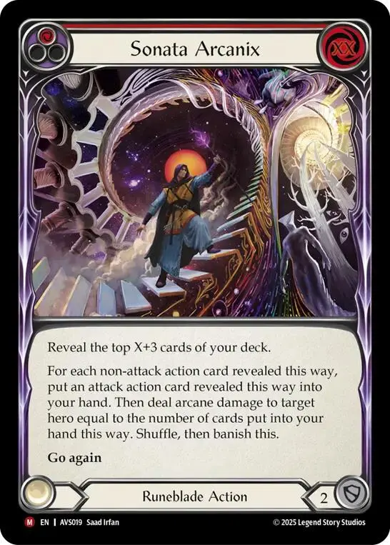 Sonata Arcanix (Red) [Avs019] (Armory Deck: Legends Viserai) 1