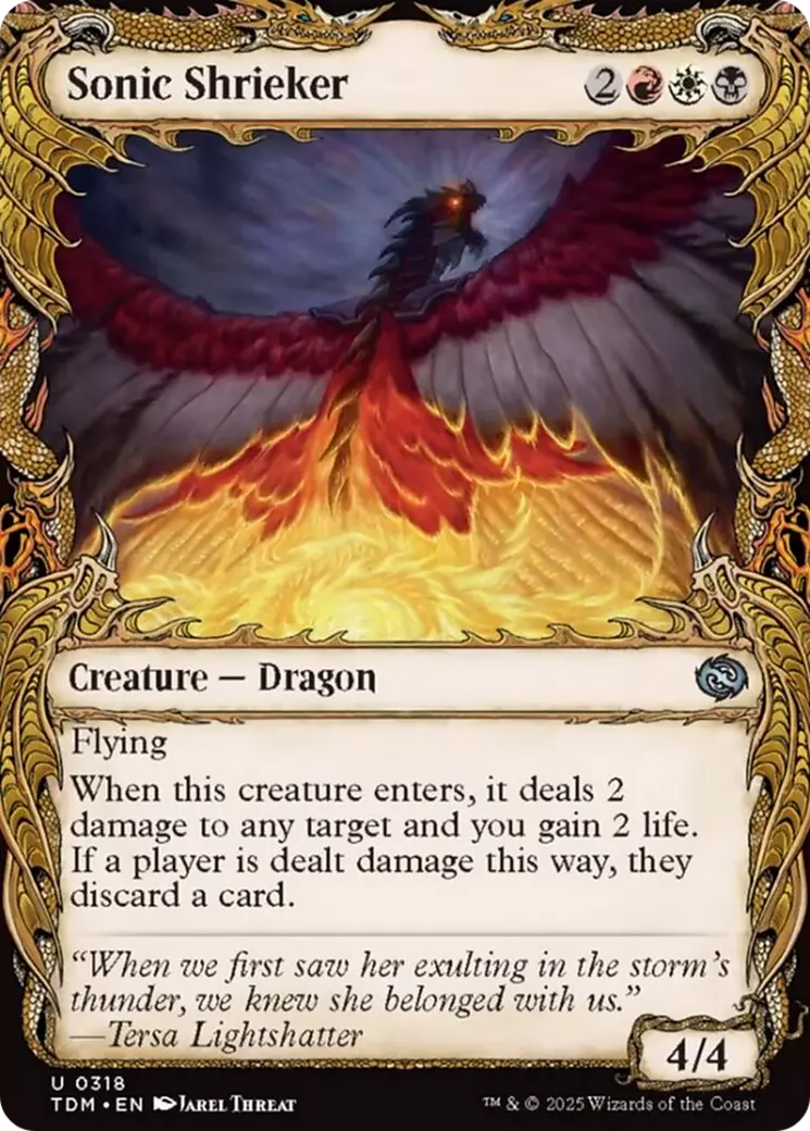 Sonic Shrieker (Showcase) [Tarkir: Dragonstorm] 1