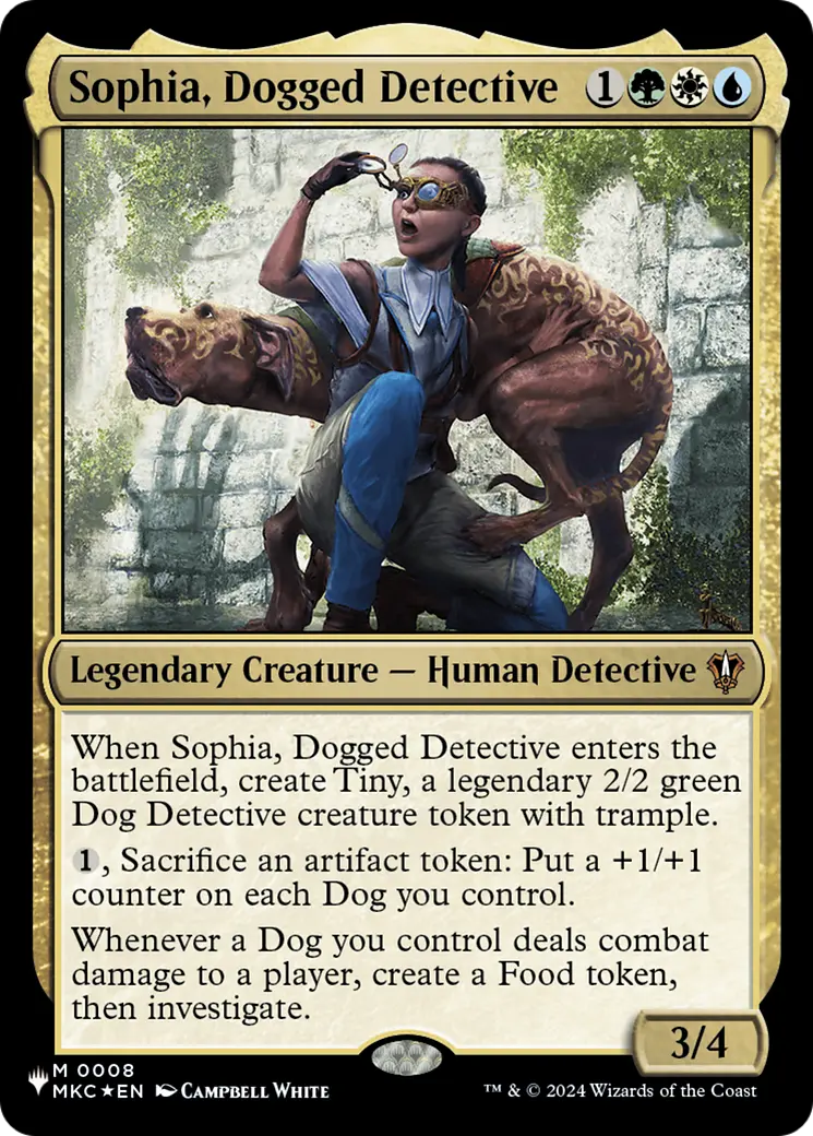 Sophia, Dogged Detective (Mkc) [The List] 1