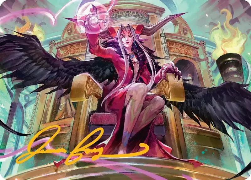 Sorceress's Schemes Art Card (Gold-Stamped Signature) [Final Fantasy Art Series] 1