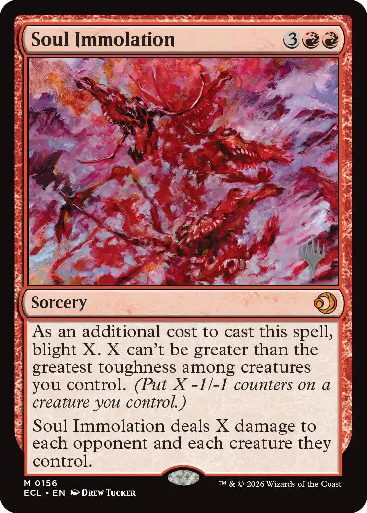 Soul Immolation [Lorwyn Eclipsed Promos] 1