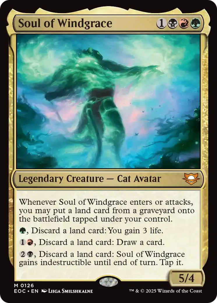 Soul Of Windgrace [Edge Of Eternities Commander] 1