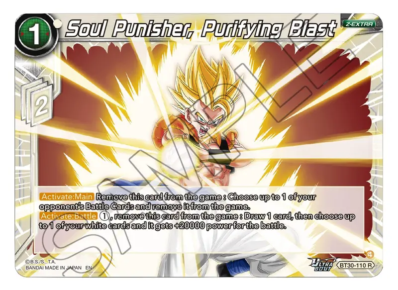 Soul Punisher, Purifying Blast (Bt30-110) [Three Glorious Fighters] 1