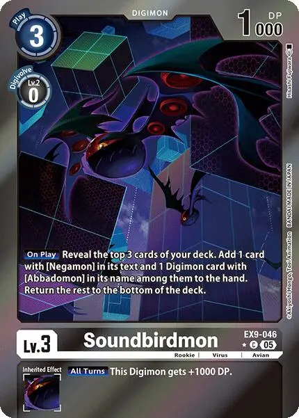 Soundbirdmon [Ex9-046] (Limited Foil) [Versus Monsters] 1