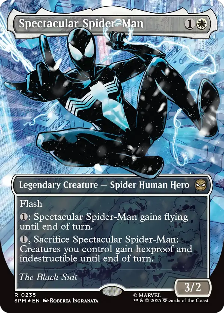 Spectacular Spider-Man (0235) (Borderless) (Textured Foil) [Marvel's Spider-Man] 1