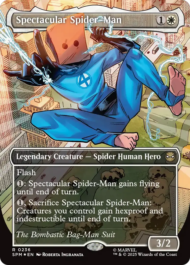 Spectacular Spider-Man (0236) (Borderless) (Textured Foil) [Marvel's Spider-Man] 1