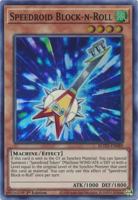 Speedroid Block-N-Roll [Rotd-En089] Super Rare 1
