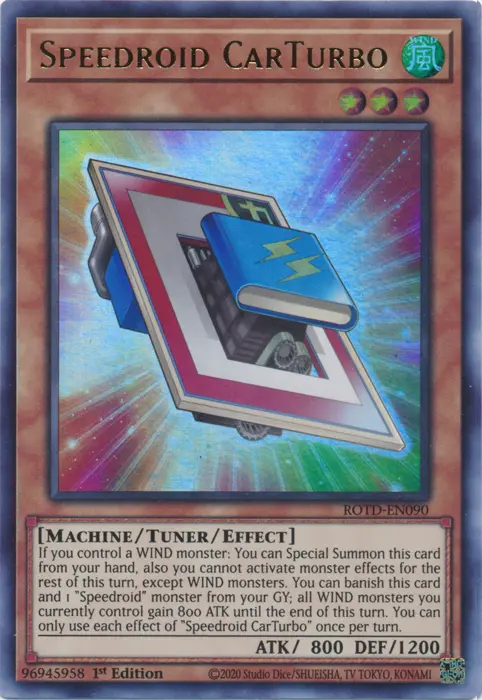 Speedroid Carturbo [Rotd-En090] Ultra Rare 1