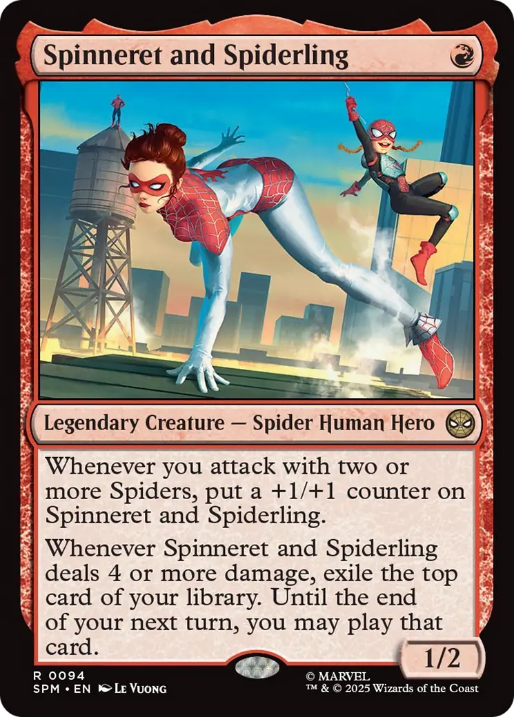 Spinneret And Spiderling [Marvel's Spider-Man] 1