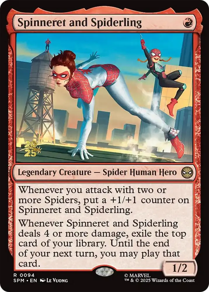 Spinneret And Spiderling [Marvel's Spider-Man Prerelease Promos] 1