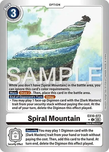 Spiral Mountain [Ex10-072] (Limited Foil) [Sinister Order] 1
