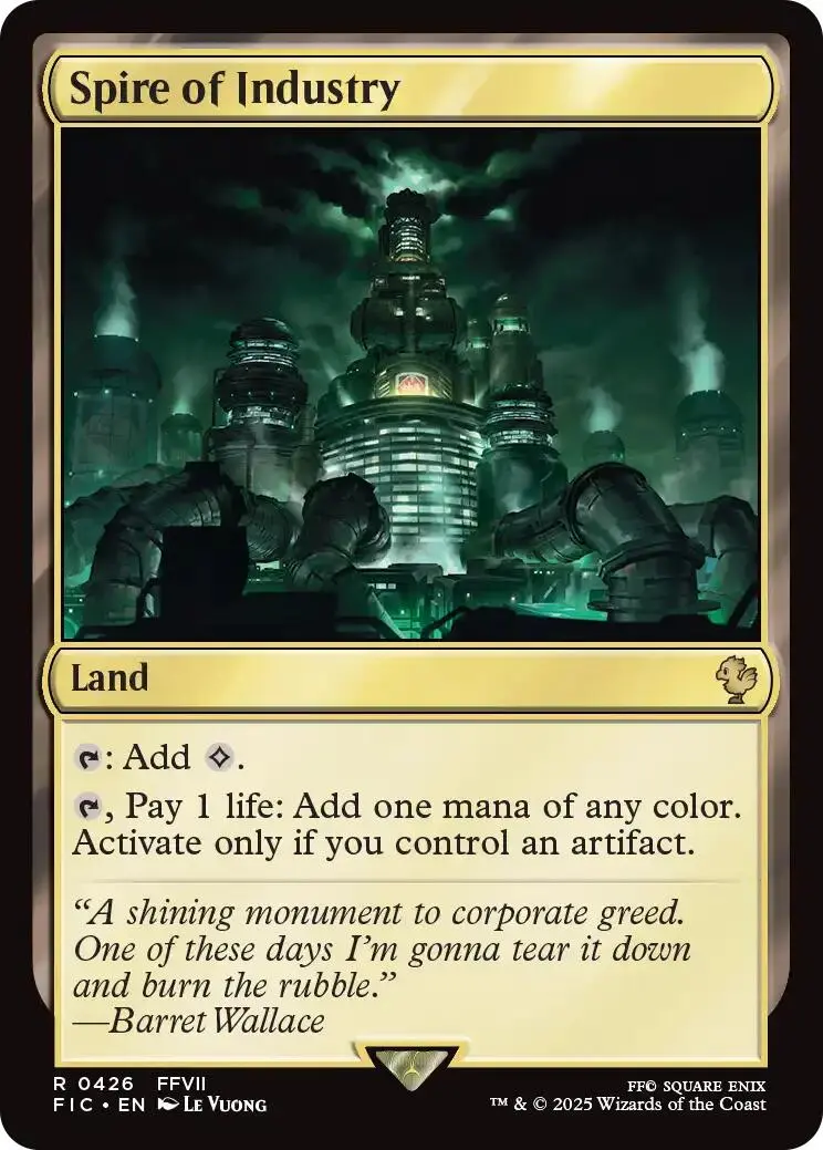 Spire Of Industry (Surge Foil) [Final Fantasy Commander] 1