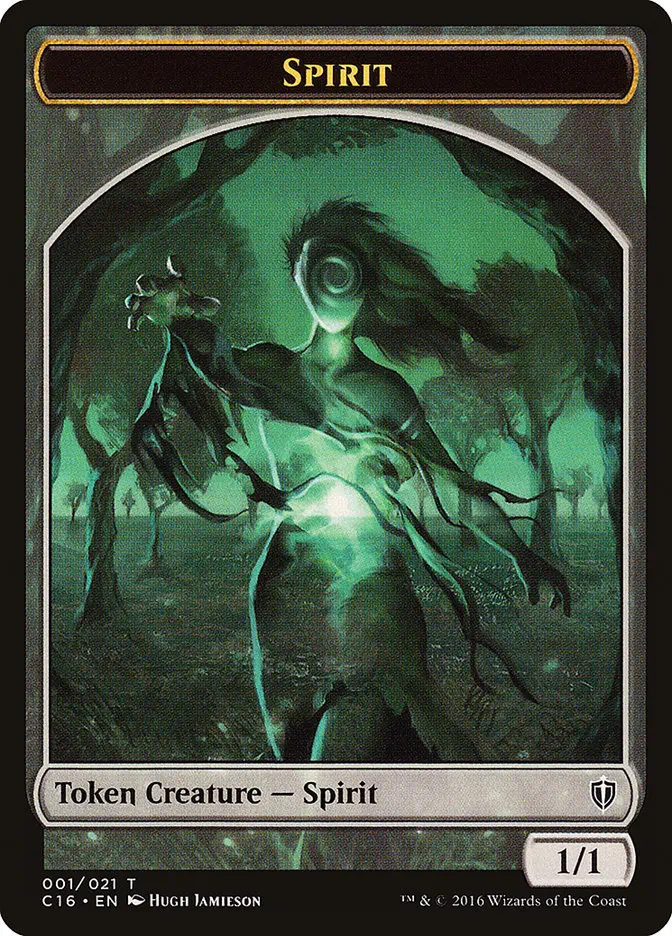 Spirit (001/021) [Commander 2016 Tokens] 1