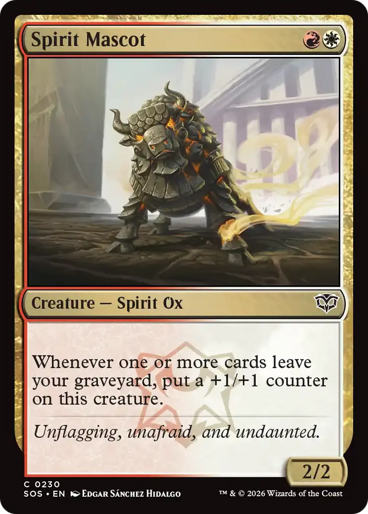 Spirit Mascot [Secrets Of Strixhaven] 1