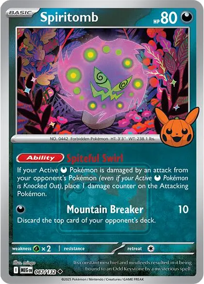 Spiritomb (087/132) (Pokeween 2025) [Miscellaneous Cards] 1