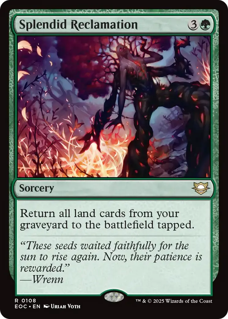 Splendid Reclamation [Edge Of Eternities Commander] 1