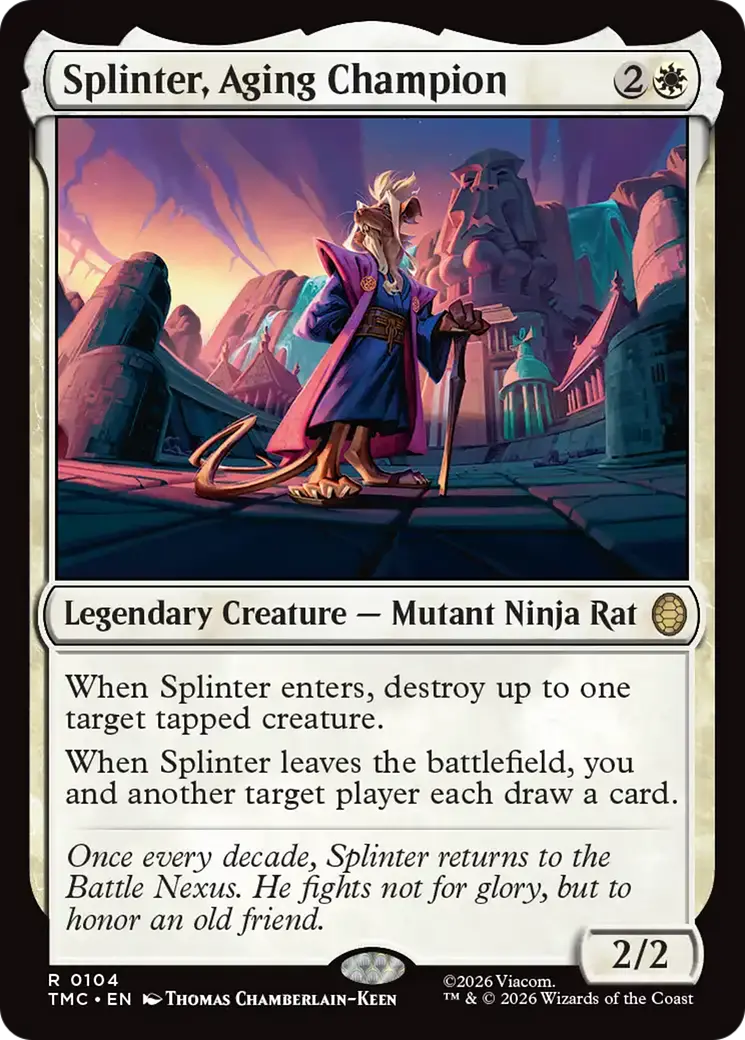 Splinter, Aging Champion [Teenage Mutant Ninja Turtles Commander] 1