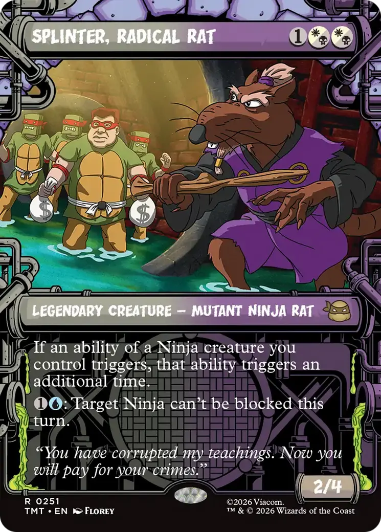 Splinter, Radical Rat (Showcase) [Teenage Mutant Ninja Turtles] 1