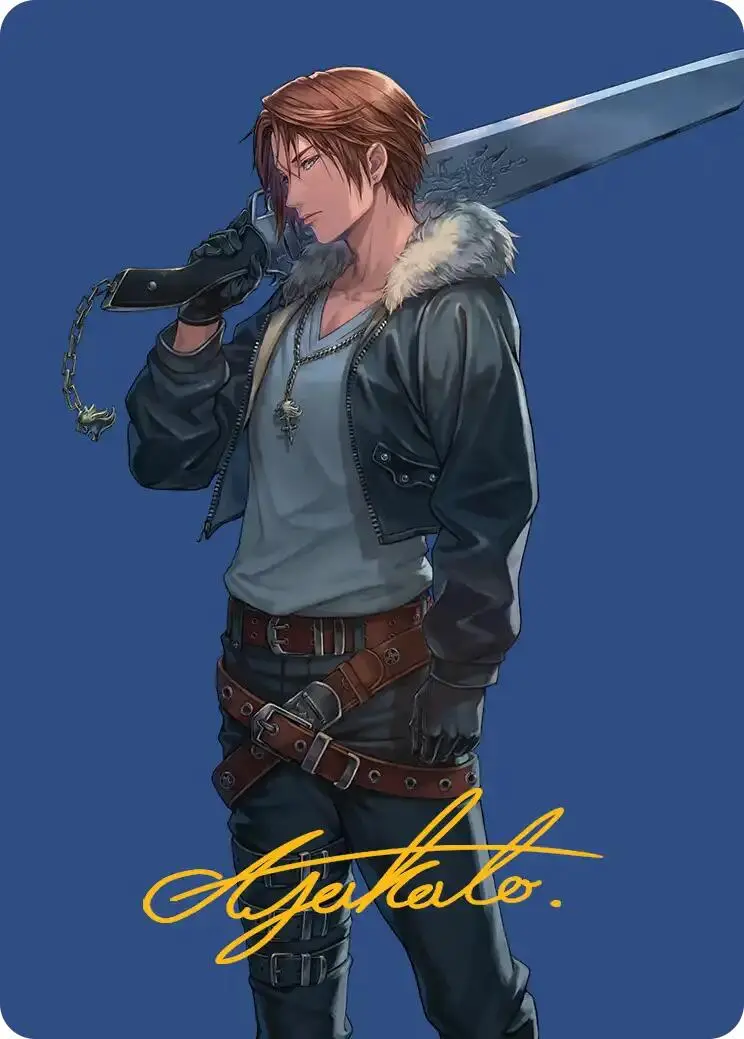 Squall, Seed Mercenary Art Card (Gold-Stamped Signature) [Final Fantasy Art Series] 1