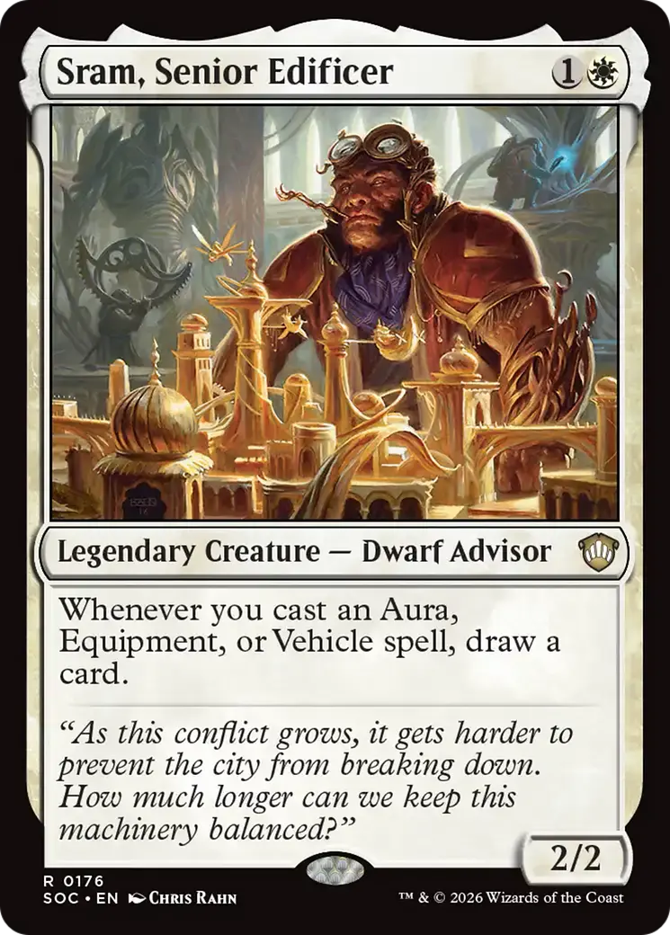 Sram, Senior Edificer [Secrets Of Strixhaven Commander] 1